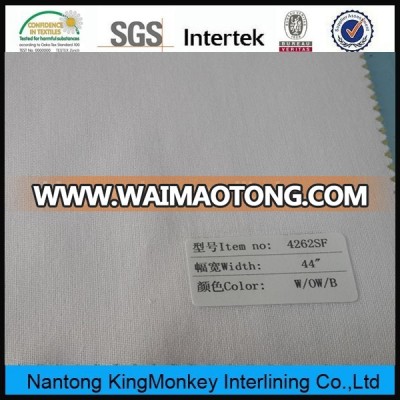 2014 hot sale cotton fusible woven interlining